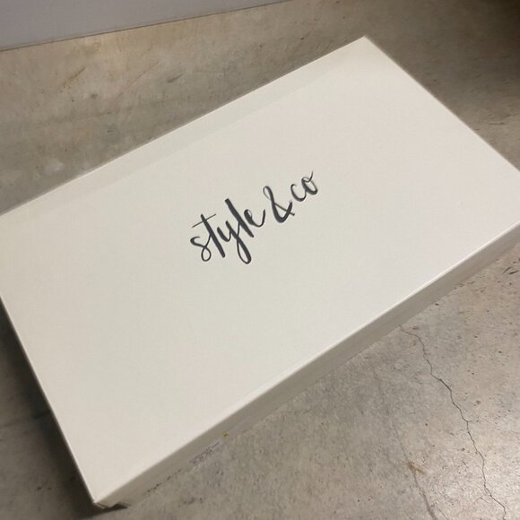 [NEW IN BOX] Style & Co Josephine Riding Boots. Brown (Cognac Smooth). 8.5 - Picture 7 of 8